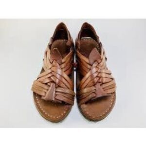 HUARACHE ARAÑITA CRUZADO RUSTICO VINTAGE MEXICAN SANDALS men’s 7 women’s 8